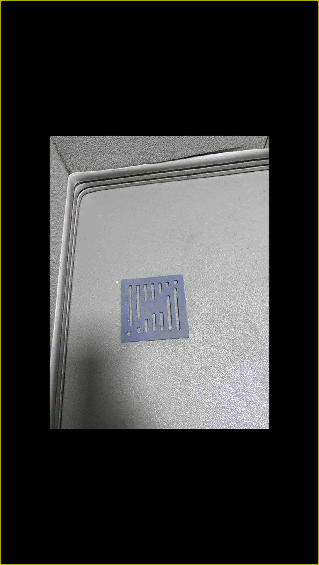 anti collision floor drain — acoustic panel photo