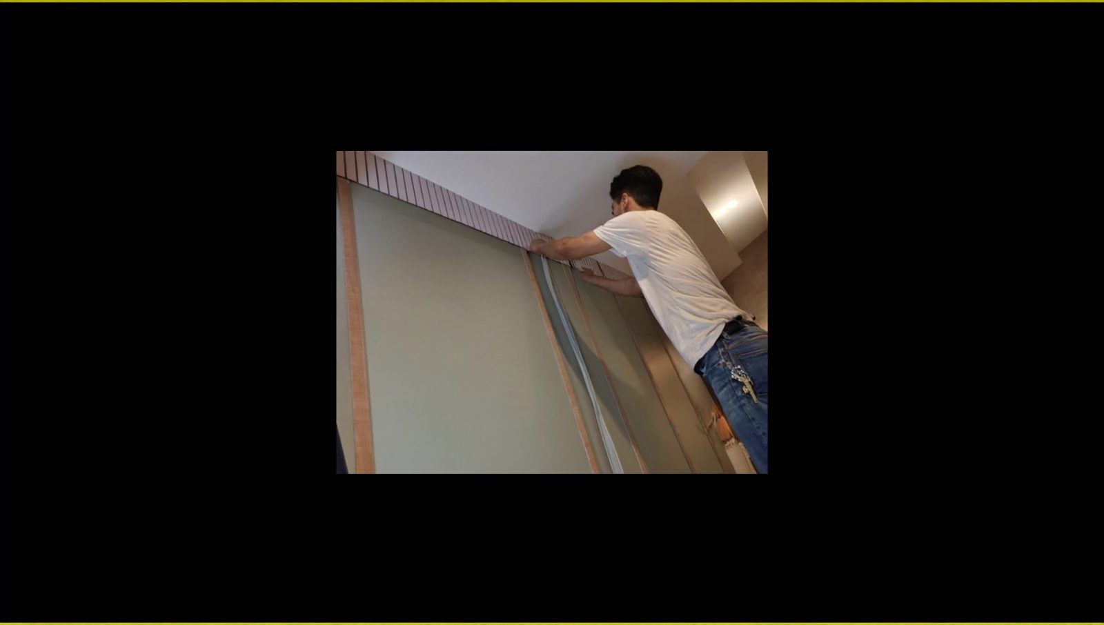 anti collision soft panel installation — acoustic panel photo