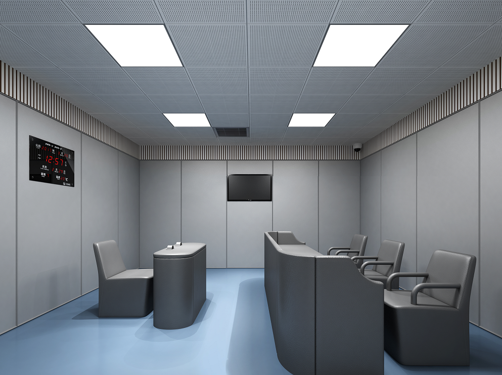 anti collision softpack sample room — acoustic panel photo