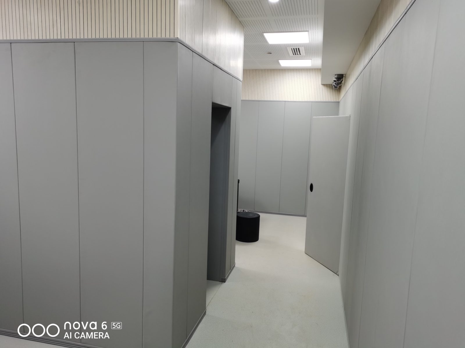 anti collision softpack sample room — acoustic panel photo