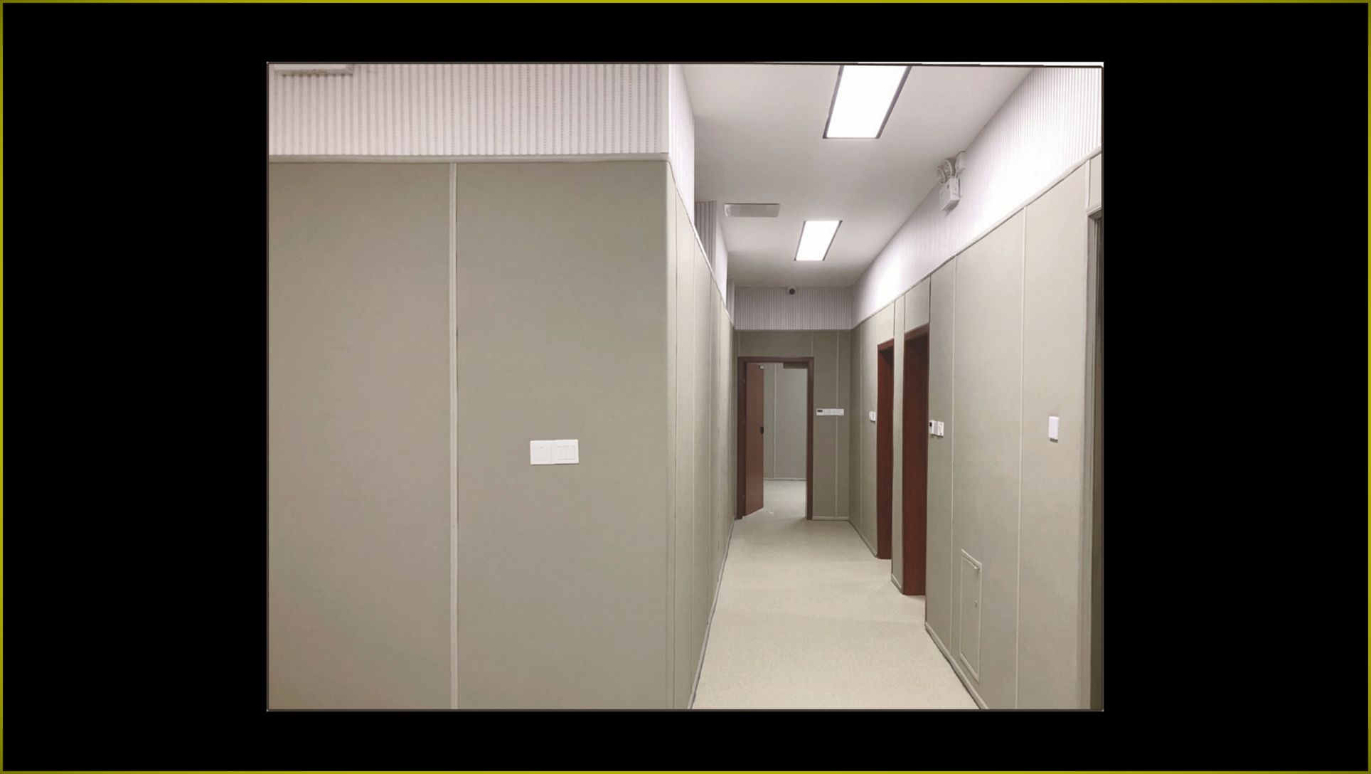 anti collision softpack sample room — acoustic panel photo