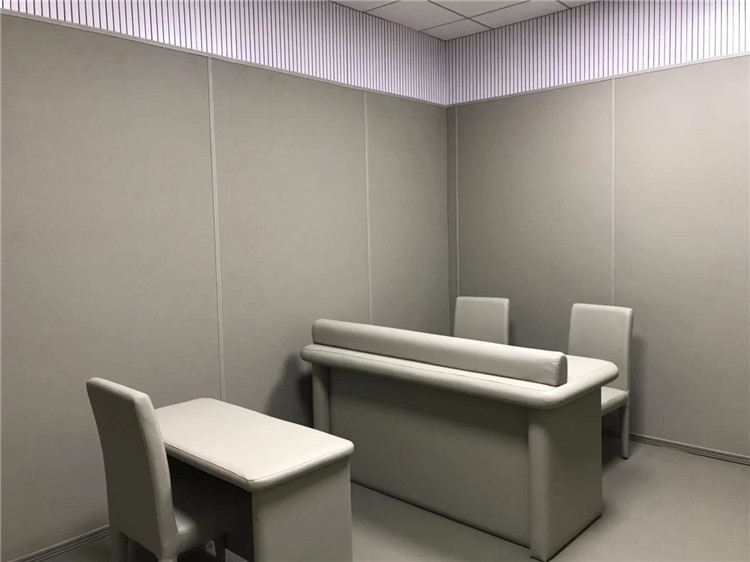 anti collision softpack sample room — acoustic panel photo