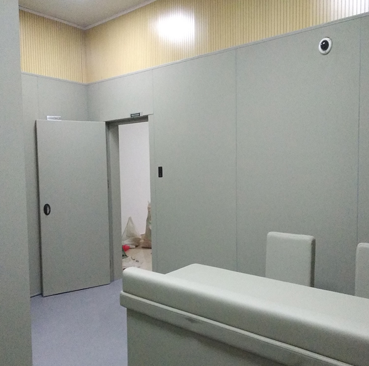 anti collision softpack sample room — acoustic panel photo