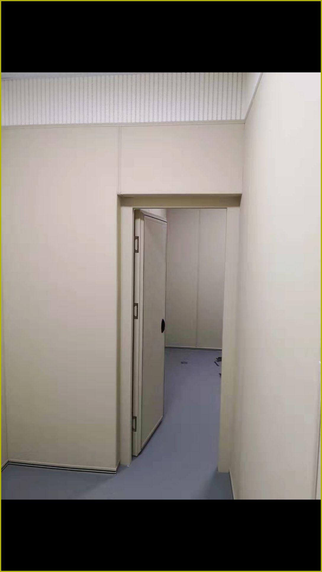 anti collision softpack sample room — acoustic panel photo
