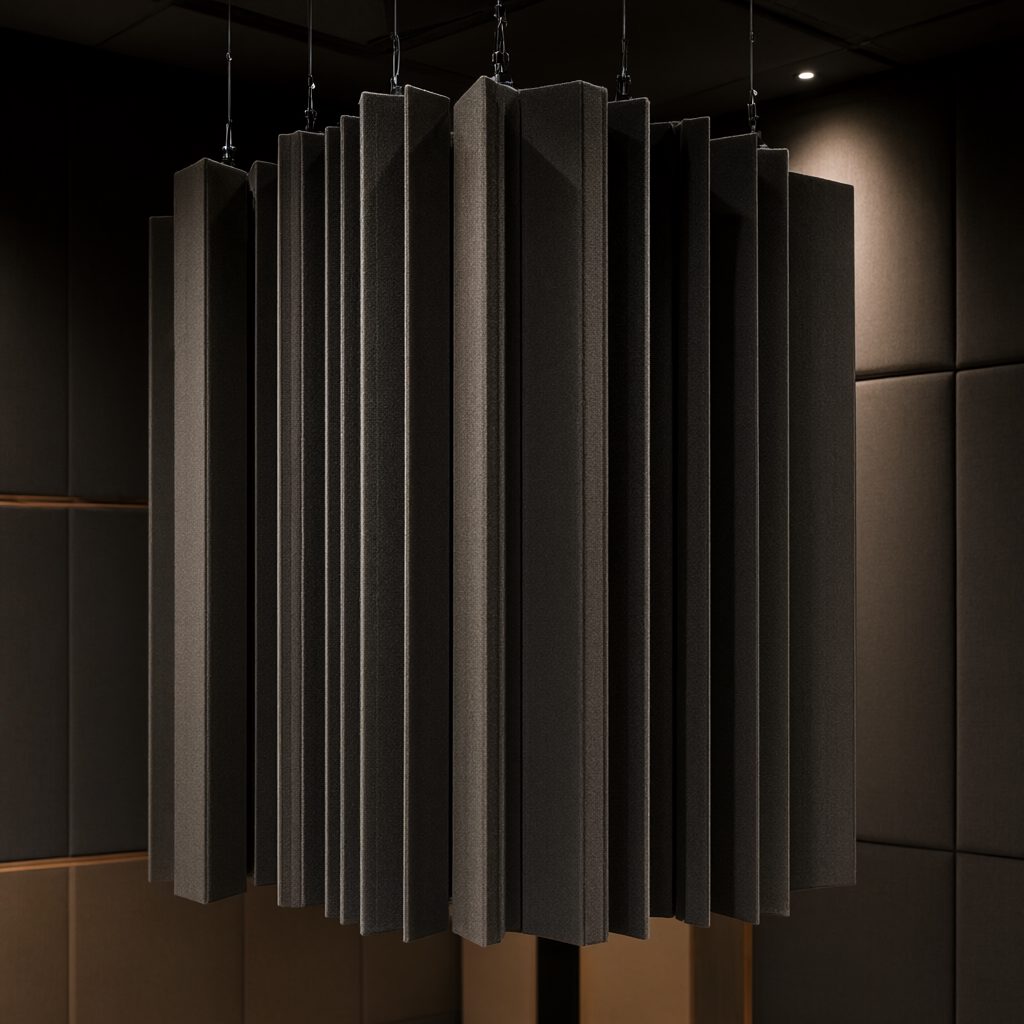 ceiling baffles, acoustic baffles, sound baffles