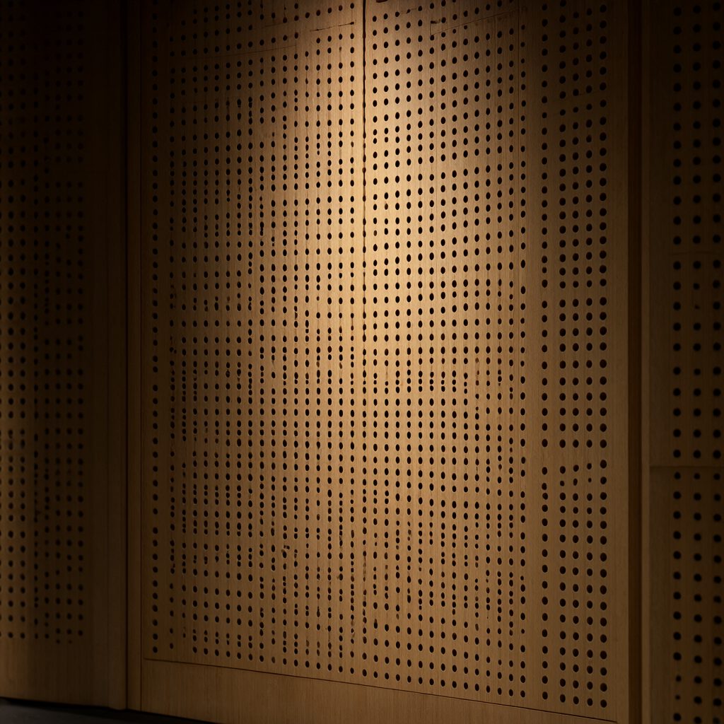 perforated acoustic panel, perforated wood acoustic panels